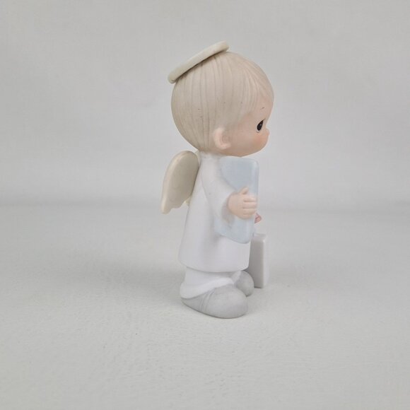 Enesco Precious Moments E-0512 "Its A Perfect Boy" Porcelain Figurine Vntg - Picture 4 of 6